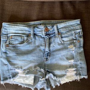 Distressed Jean Shorts
